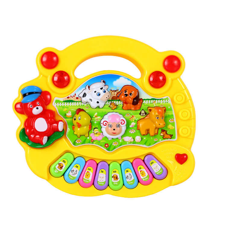 Educational Toys Farm Animal Keyboard Musical Instrument Child Baby Toys