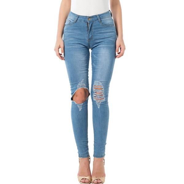 Ripped Jeans For Women Women Jeans Pencil Pants Denim Jeans