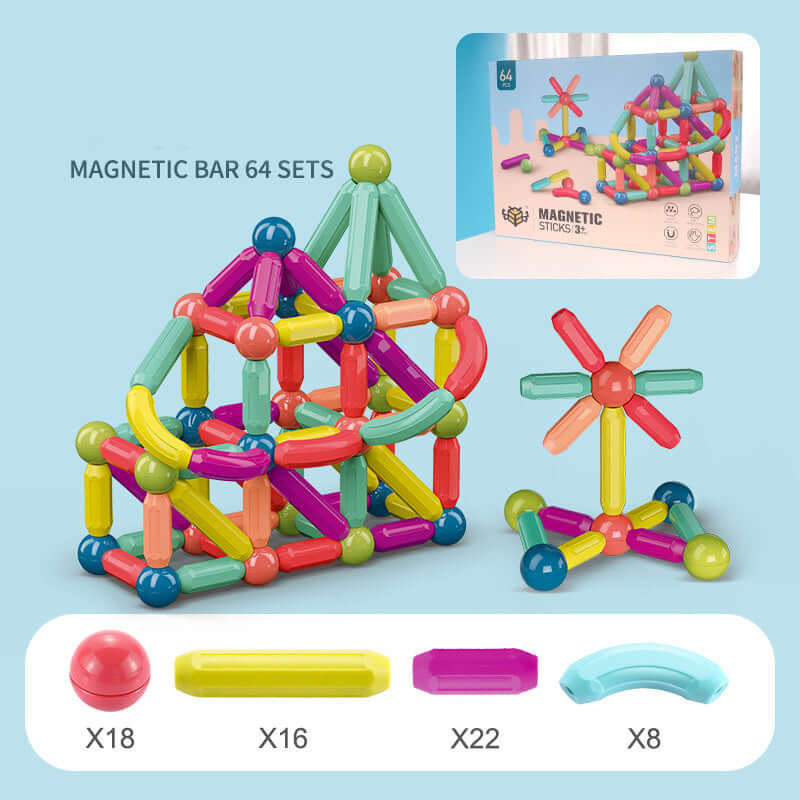 Baby Toys Magnetic Stick Building Blocks Game Magnets Children Set Kids Magnets For Children Magnetic Toy Bricks